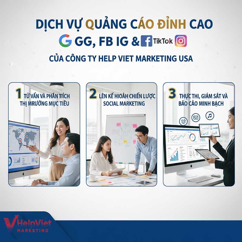 Lợi ích khi sử dụng dịch vụ quảng cáo đa nền tảng của Help Viet Marketing USA